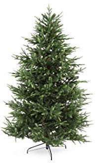 EZ Living Furniture 8ft Large Real Looking Artificial Christmas Tree with 3000 Lights Rockefeller