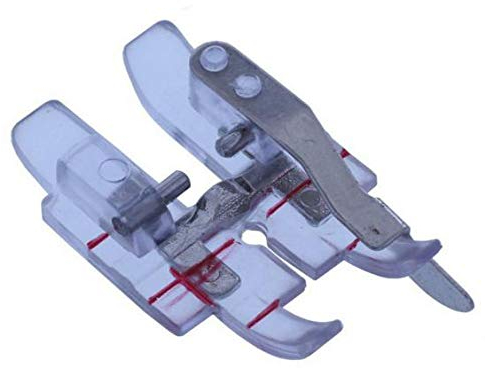 Sew-link Transparenter 6,35 mm Fuß mit Führung für Pfaff Ambition 1.0, Ambition 1.5