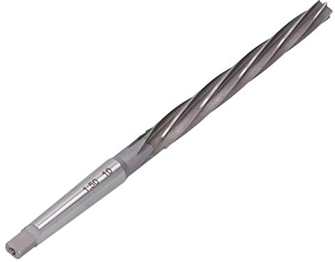 Fafeicy 6-Blatt-Konus, Schnellarbeitsstahl 1:50 Reibahle, 10 mm Schaftdurchmesser und 120 mm Klingenlänge, zum Reiben von Formen und zur Verarbeitung von Handarbeiten