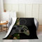 Camouflage Überwurfdecke für Kinder Armee Gamer Fleecedecke ganzjährig Jungen Camo Gamecontroller Flanelldecke für Schlafsofa Couch Dekoration Teens Militär Gamer Player Fuzzy Decke,150 x 200 cm