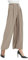 Tronjori Damen Hose Weites Bein Frauen Lange Hose mit Taschen Einfarbig Lose elastische Hohe Taille Freizeithose Business-Arbeitshose für Freizeit Arbeit Büro(XXL, Mokka Kurz)