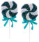 Christmas Concepts® Pack of 2 360mm (14.2) Giant Sparkly Sequin Lollipop Christmas Decoration – Christmas Tree Ornaments – 11 Colours Available