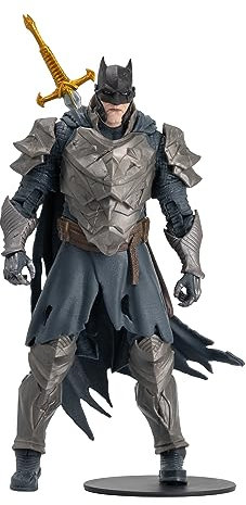 McFarlane Toys Age 12+ DC Multiverse 7 - Batman (Dark Knights of Steel) Action Figure - Incredibly Detailed 7” Scale Figure - Designed with Ultra Articulation - Includes Sword and Base