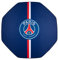Konix PSG Tapis de Sol Gaming 98 x 98 cm pour Chaise de Bureau - Revêtement antidérapant - Bleu et Rouge