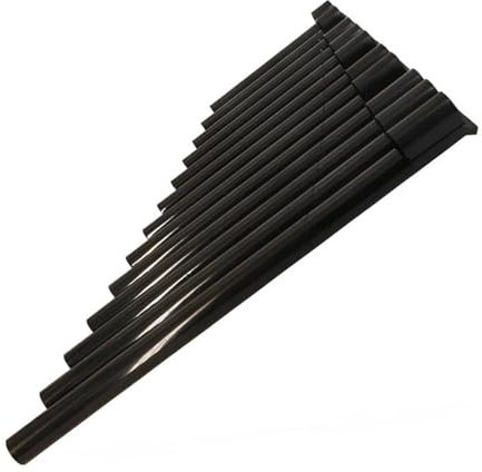 La Flûte De Pan Tuyaux À Clé C Noirs Instrument De Musique Professionnel En ABS Flûte De Pan Musique À Vent, Échelle Diatonique(13)