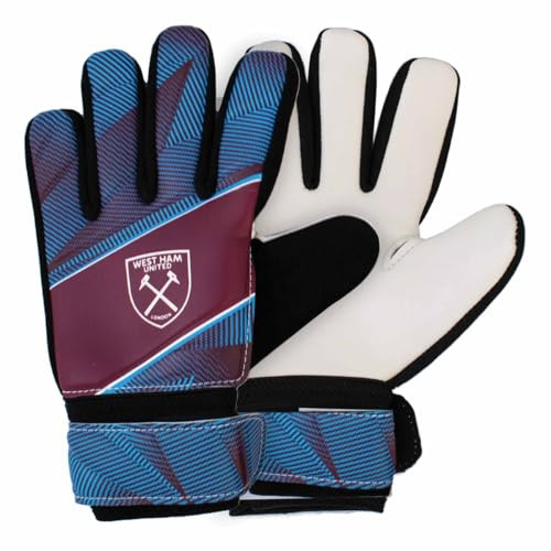 West Ham United FC Fuse Goalkeeper Gloves - Size Youth, Gift