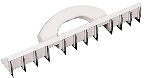 Spatola per raschiare gli angoli esterni, in acciaio inox, per intonacare e murare