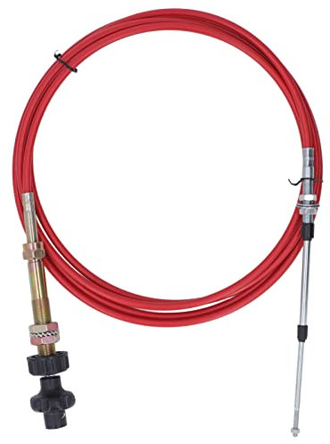 Baxnore Câble d'accélérateur pour excavatrice, câble de commande de moteur d'accélérateur manuel, câble d'accélérateur en acier inoxydable avec gaine en PU pour arroseurs