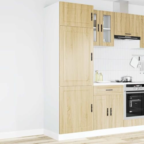 LAPOOH Küchenschrank Porto Sonoma-Eiche Holzwerkstoff, Küchenzeile, Küchenmöbel, Küchenunterschränke, Küchenblock - 854110