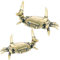 Yunjuhop Lot de 2 porte-stylos en laiton en forme de crabe, figurine de crabe, cuillère à crabe, animal de compagnie en laiton, statue animale dorée vintage pour jardin, anthropologie, décoration