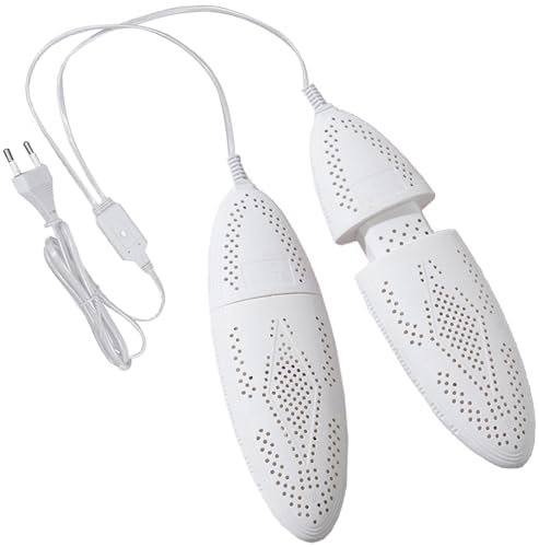 DXIA Schuhtrockner, Schuhtrockner Elektrisch, Einziehbarer Stiefeltrockner, Schuh- und Stiefelwärmer mit Timer, Tragbarer Schuhtrockner, Schuhtrockner Antibakteriell von Schuhen und Stiefeln