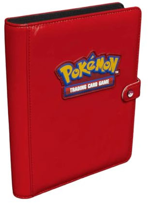 Ultra Pro Pokemon Premium 4-Pocket Snap Binder - Rot | Sammelkartenzubehör