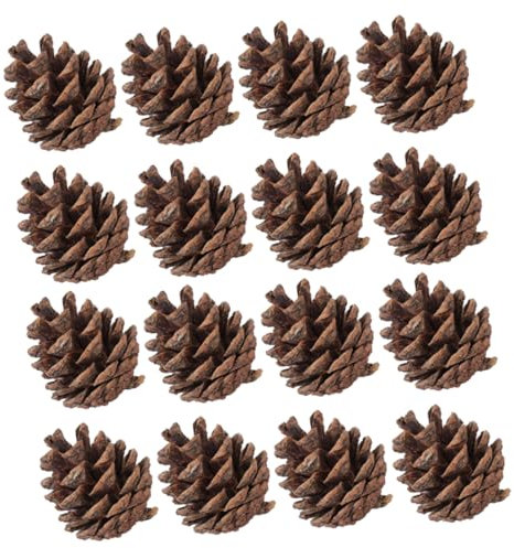 JOINPAYA 30 Stück Großer Tannenzapfen-Anhänger für den Weihnachtsbaum weihnachtsdeko weihnachtsbaumdeko weihnachtbaumsdeko Tannenzapfen Requisiten Tannenzapfen für Baum Kiefernzapfen Brown