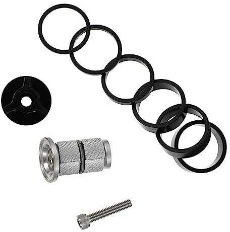 Toyvian Bike Bicycle Front Fork Spacer Mountain Bike Suspension Forks Mounting Kit