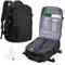 Sac à Dos de Voyage sous Vide avec Pompe - 45x36x20 cm (Easyjet Cabine) - Sac à Dos Cabine pour Avion avec Compartiment PC 15.6 Pouces - Imperméable - Bagage à Main Homme et Femme Noir