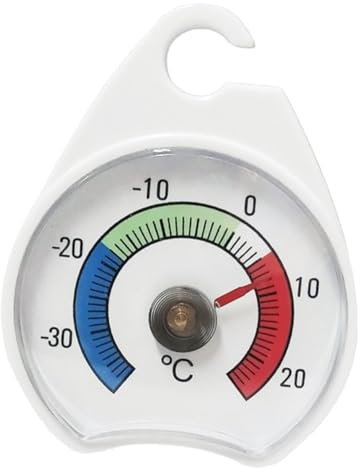 PartyKindom Termómetro Para Alimentos Digital Carne Termometro Frigorífico Congelador Termostato De Nevera Termómetro De Temperatura Del Congelador Termometro De Cocina El Plastico