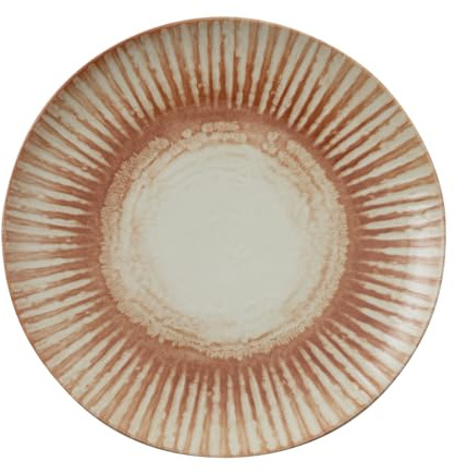 67382B05 Arthur Krupp Flacher Teller Cm 27,5 Sunlight Red Stoneware