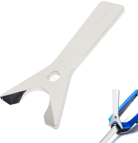 equlup Bike Headset Wrench Spanner, Bike Fork Bottom Bracket Remover Lightweight Cycling Upper Lower Bowl Remover for Mountain Road Bikes Repairing