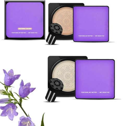 Mushroom Head Air Cushion CC-Cremes – Für makellos strahlende Haut, wasserfester, feuchtigkeitsspendender Concealer mit Ölkontrolle, leichtes Auftragen, perfektes Make-up
