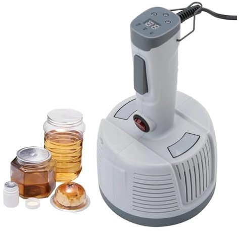 Manual Handheld Induction Sealer for Aluminum Foil, Adjustable Cap Sealing Machine for Plastic and Glass Bottles up to 100mm
