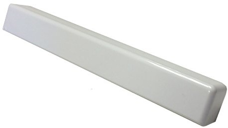 UPVC Plastic Fascia Board Corner Joint White 300mm Round Edge Profile