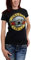 Guns n Roses - - T-shirt de Bullet affligé des femmes, Small, Black