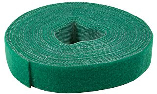 LogiLink KAB0054 Kabelbinder aus Klettband, 4 m, grün