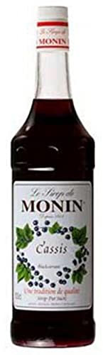 MONIN Sirop de Cassis pour Cocktail, Limonade et Soda - Arômes Naturels - 1L