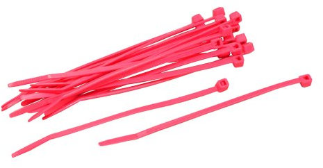 Cable Ties 102 mm, Neon Pink (18)