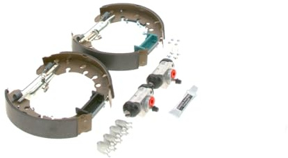 Bosch KS668 Kit Super Pro - Rear drum brake kit - 1 pre-assembled set, 2 wheel brake cylinders, 4 brake shoes