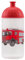 ISYbe Original Marken-Trink-Flasche für Klein-Kinder, 500 ml, BPA-frei, Feuerwehr-Motiv für Jungen, für Schule-Reisen-Kita-Kiga-Outdoor geeignet, Auslaufsicher auch mit Sprudel, Spülmaschine-fest