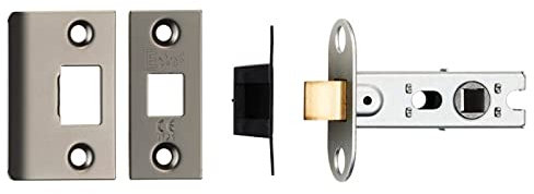 Carlisle Brass BTL25 BTL25MBRZ CE B/T Tubular MORTICE Latch Square, Matt Bronze, 64mm / 2.5