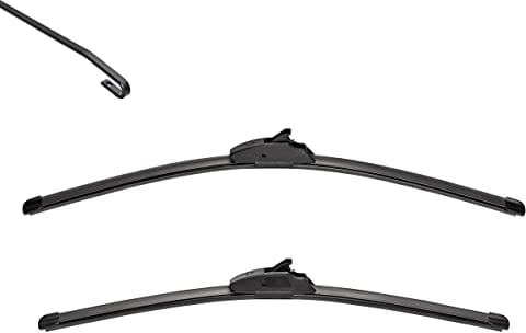 VALEO Silencio Wiper - VF980 - Kit of High Performance, Superior Road Visibility, Easy Installation Original Flat Blades 650mm/430mm - Front - Set of 2 Wiper Blades - 577980