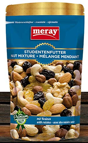 MERAY Studentenfutter mit Rosinen 150g