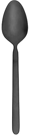 blomus Löffel -STELLA- | Servierlöffel aus Edelstahl | Farbe Black | zeitloses Besteckdesign | One Size | vielseitig für Speisen und Desserts