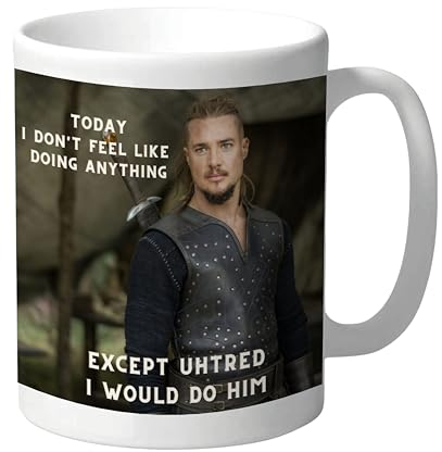 Funny Mug Uhtred Alexander Dreymon Last Kingdom Sexy Novelty Gift Mug for Her Female Celebrity Heartthrob Bestie Mug Film Lover Actor Birthday Colleague Office Celeb Crush - Do Uhtred