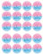 20 x Pre-Cut Girl Or Boy Gender Reveal Round Edible Wafer Cupcake Toppers Cake Decoration