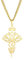 kkjoy Lotusblume Yoga-Halskette Edelstahl Lotus Anhänger Halskette inspirierender Schmuck für Frauen Mädchen