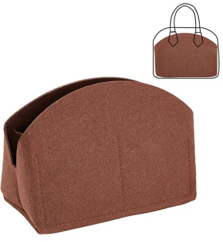 WADORN Filz-Geldbörsen-Organizer-Einsatz, Bag in Bag Shell Shaper Handtaschen-Organizer Frauen-Geldbeutel-Liner-Beutel-Fach Innentaschenbuch-Einsätze für BB Tragbarer Filz-Liner-Innenraum-Organizer