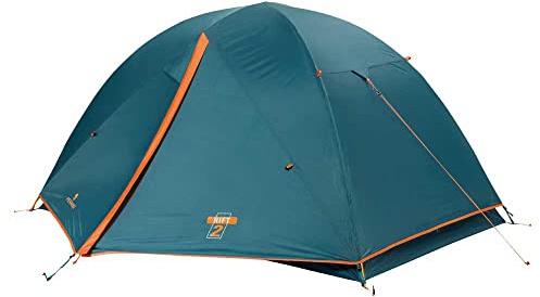 Ferrino Rift 2 Zelte 91050 NBB Coloe blau 2 Sitzer ideal für Outdoor-Aktivitäten Trekking Wandern Radfahren leicht und langlebig Aluminiumstangen 2
