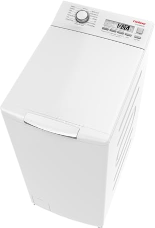 Corberó - Lavadora Carga Superior 8 Kg | CLACSM8523D | 1300 RPM | Display LED | Inverter | 16 Programas | Inicio Diferido | Lavado Rápido 15 Min | Limpieza Tambor | Clase Energética C, Blanco