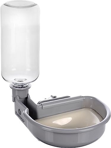 Flamingo Bol d'eau avec Bouteille pour Cage GRILLAGEE Gris 480ML - pour - Universel pour Toutes Les Cages