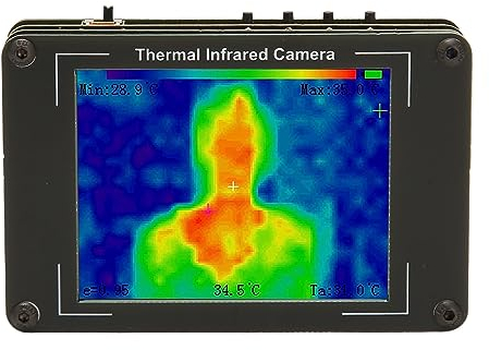 Sxhlseller Wärmebildkamera - 3,4 Zoll tragbarer Infrarot-Wärmesensor Hochpräzise berührungslose Messkamera Temperaturerfassung Tester - Thermal Camera -40℃-380℃ 1800mAh wiederaufladbare Batterie