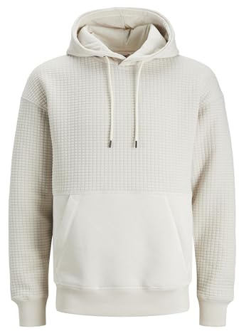 JACK & JONES Herren Hoodie Kapuzenpullover JCOBLACK Structure- Relaxed Fit S-XXL