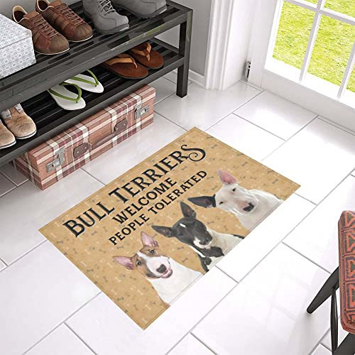 Boxbit fußmatte innen außen fussmatte Bullterrier willkommene Fußmatten deko Wohnzimmer Zimmer deko