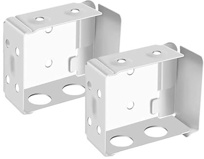 LUOFANG 2/4x/set staffe cieche staffe di Montaggio per Scatola staffe terminali per corrimano Finestra Accessori ciechi per Bagno Cucina