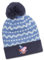 koaa Peppa Wutz Zig Zag Bobble Beanie - Peppa Pig, mütze Kinder, wintermütze, kindermütze, Jungen, bommel für mädchen, bommelmütze, mützen, strickmütze, mädchen-mützen, Winter