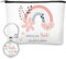 Perthlin Geschenkset für Tante Glück Ist Eine Tante Wie Dich zu Haben Schminktaschen Schlüsselanhänger 1 Make Up Tasche 1 Schlüsselanhänger mit Herz für Weihnachten Geburtstag