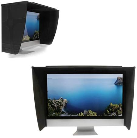 Kadxyan Desktop-Computerbildschirm-Visier, 24-36 Zoll Faltbarer Computer-Sonnenschutz, der Privatsphäre und Schutz bietet, für Büro, Schlafzimmer, Wohnzimmer, Außenbereich