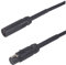 BESTonZON Mic Kompatibel 0 3 M Mini Auf Buchse Verlängerung Kabel Robust Audio Kabel Für